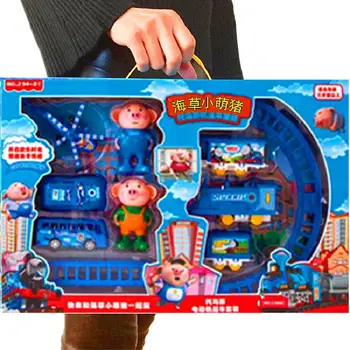 

Electric Race Track Diy Universal Accessories Ramp Turn Road Bridge Crossroads Rail Car Toy Racing Tracks Kids Gifts Rail Toy