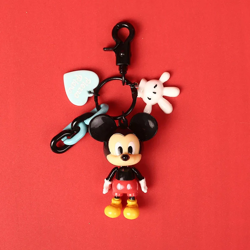 Disney Микки Маус Минни Сумка в виде пакета молока кулон милый мультфильм автомобиль брелок школьный сумка с подвесками девочка мальчик сувенирный подарок игрушка - Цвет: 4