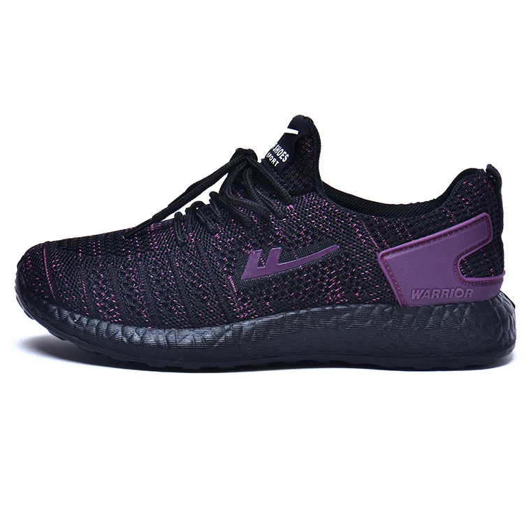 

Warrior New Style Athletic Shoes Women's Fashion Low Top Punched Sheet Shoes Light And Comfortable Fly Woven Casual Shoes COUPLE
