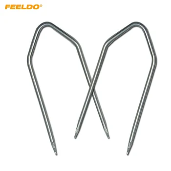 

MOTOBOTS 2pcs Auto CD DVD Radio Stainless Steel Installation and Removal V-Style Tools #HQ6151