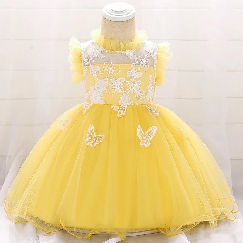 Одежда для маленьких девочек; платье для дня рождения для маленьких девочек; костюм для маленьких девочек с бабочкой; вышитая юбка; платье принцессы - Цвет: As picture