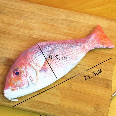 Креативный чехол для карандашей в форме рыбы из полиуретана, пенал для ручек Kawaii, тканевый пенал для карандашей, сумка для канцелярских принадлежностей, школьные принадлежности, рождественский подарок - Цвет: C