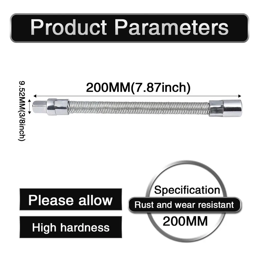 150 мм 1/4 шестигранный хвостовик гибкое расширение дополнение к отвертке держатель бит адаптер карданный шарнир гаечный ключ ручной инструмент для ремонта - Цвет: 150mm