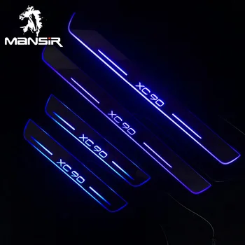 

Car Scuff Plate Lights For Volvo XC90 2007 2008 2009 2010 2011 -2016 2017 2018LED Door Sill Pathway Light Welcome Pedal Light