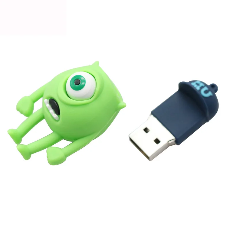 USB флеш-накопитель Университет монстров, милый мультяшный Одноглазый накопитель, 4 ГБ, 8 ГБ, 16 ГБ, 32 ГБ, флеш-карта памяти, корова, U диск, подарок