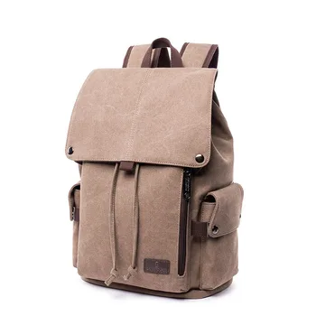 

Backpack New Fashion Canvas Backpack Casual Wild Large Capacity Computer Bag