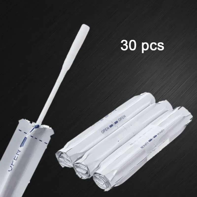30Pcs Wet Alcohol Cotton Swabs Double Head Cleaning Stick For IQOS 2.4 plXJ 