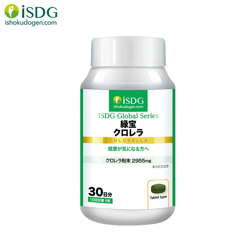 

ISDG Chlorella Tablets. spirulina extract to Improve Immunity. 180 Counts