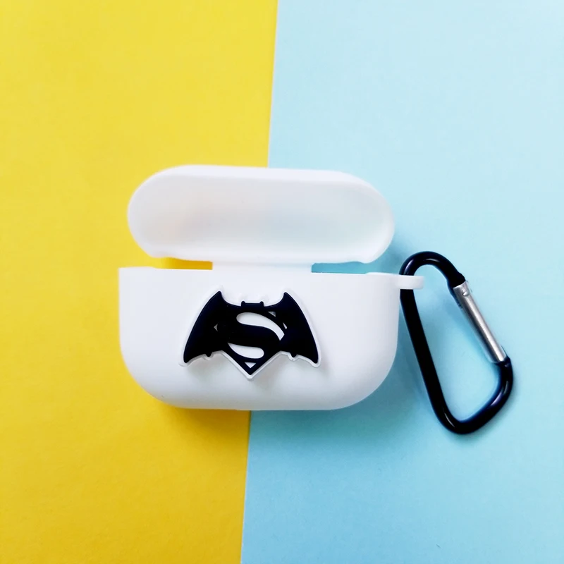 Милые мультипликационные Супергерои Bluetooth наушники чехол для Airpods 3 Защитная крышка для Airpods Pro чехол s зарядная коробка с крючками