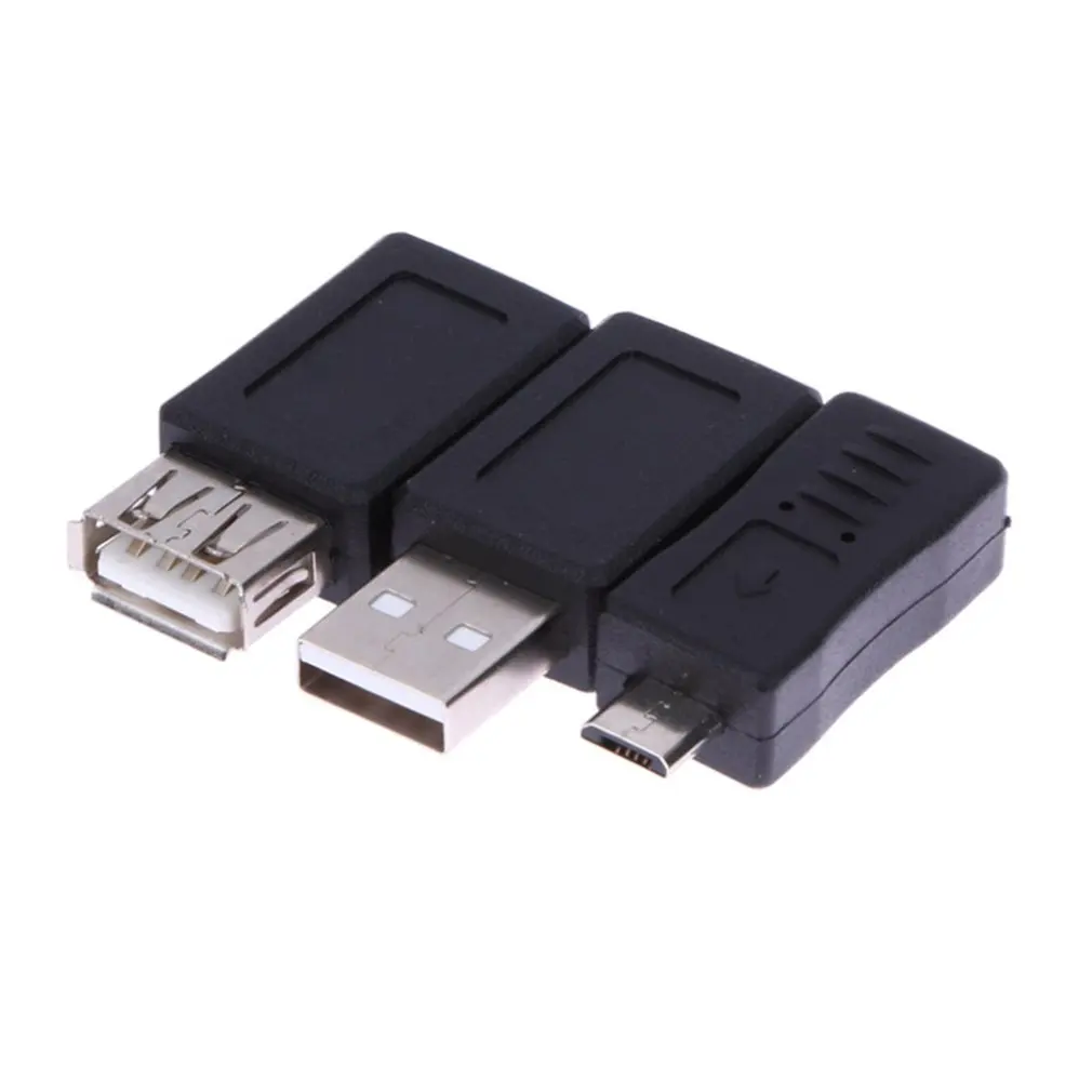 10 шт OTG USB Мужской к женскому микро-usb; мини адаптер-преобразователь