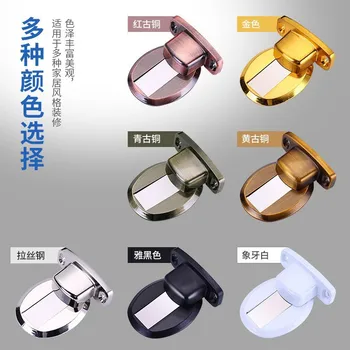 

Wooden Doors Floor Hole Punched Door SUCK SUCK SUCK Hidden Floor Knob Wall Suction Suck Door Stop Bathroom Strong Magnetic Antic