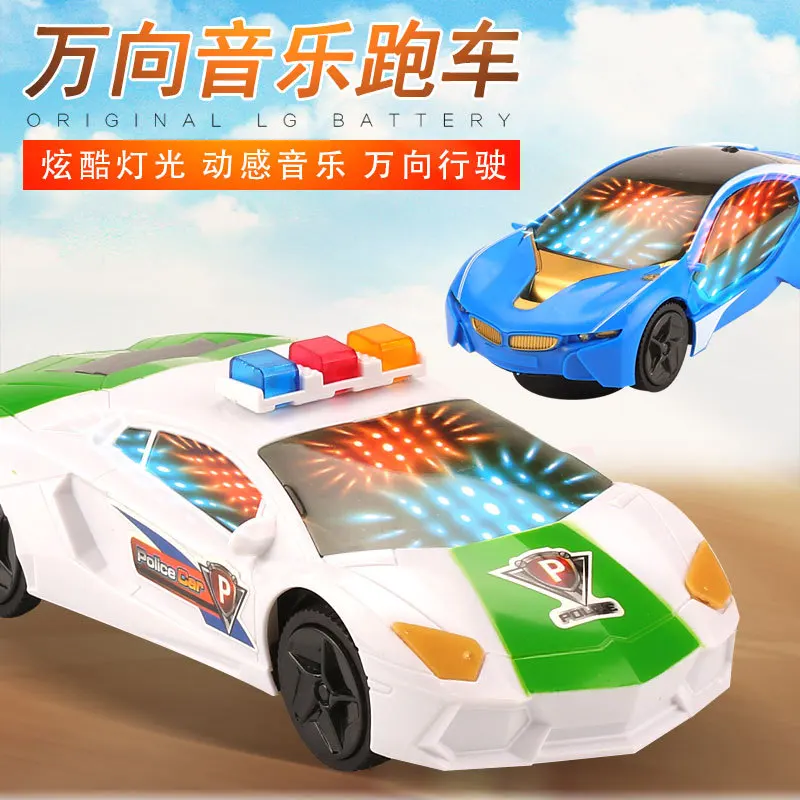 

Wholesale Children Creative Toy Car Universal Cool Flash Music Sports Car Electric Manufacturers Direct Selling Sell Crazy Hot S