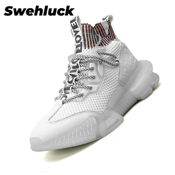 

Men's Shoes Autumn 2020 New Socks Sneakers Men's Trend Casual Shoes All-match Fluorescent Trend Shoes High Top Basketball Shoes