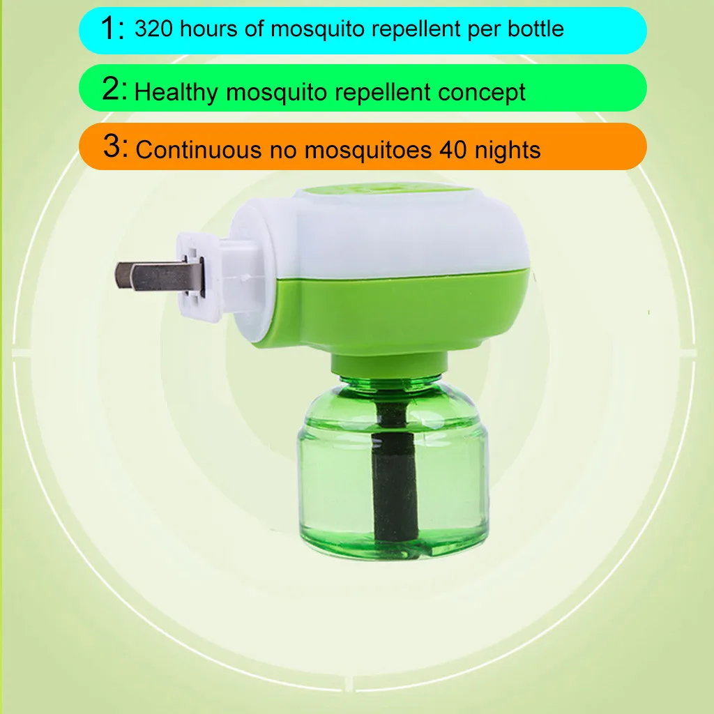 Электротермический комаров жидкий эффект замечательный многоразового анти муха Электрический Москитная Жидкость для дома Спальня 8# G6