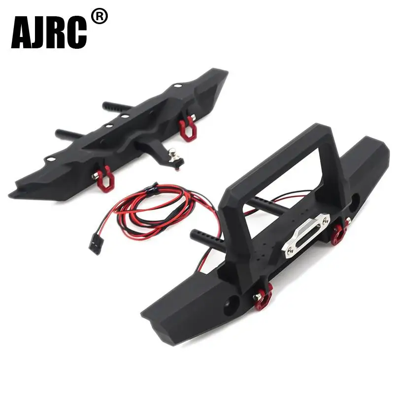 

1pcs Metal Rear Bumper With D-rings Tow Hook For 1/10 Rc Car Traxxas Trx-4 Trx4 Axial Scx10 I Ii Upgrade Parts Rear Bumper