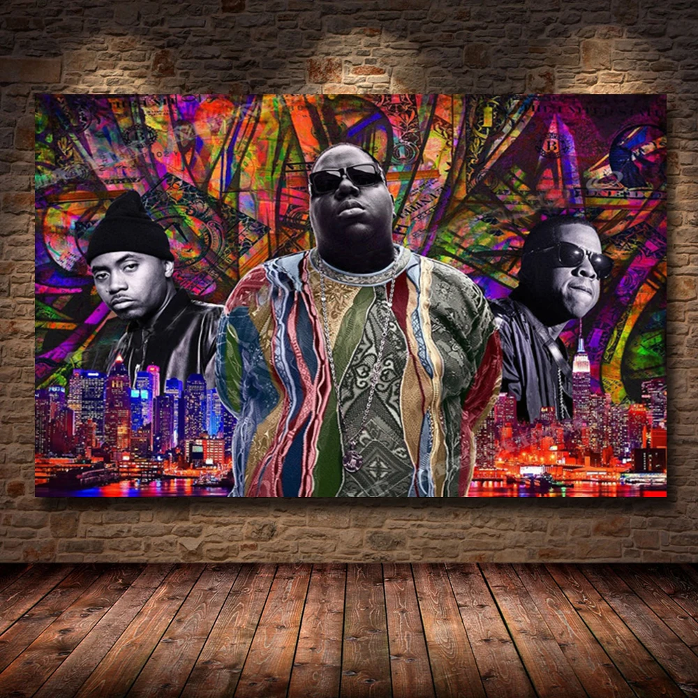 Graffiti Biggie Smalls Old School Notorious Big Cash By Memento