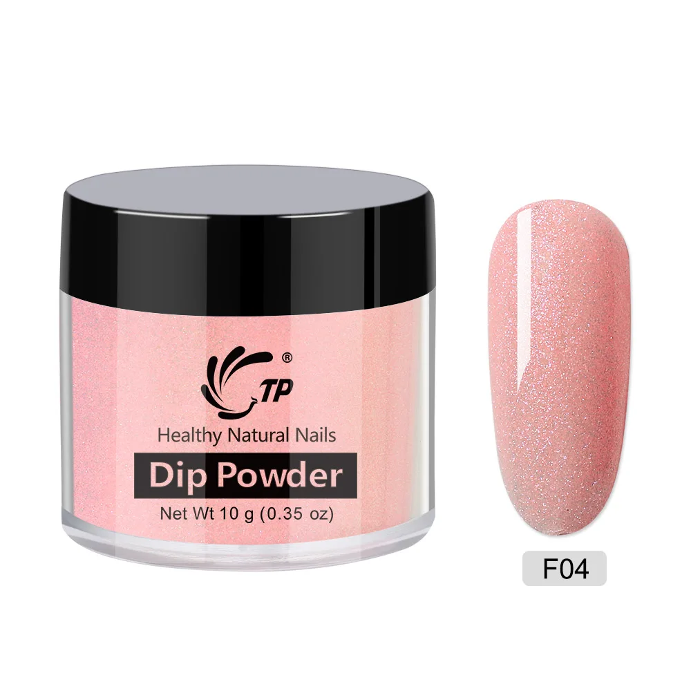 Окунающий порошок для ногтей Блеск дизайна 10 мл телесный прозрачный окунь