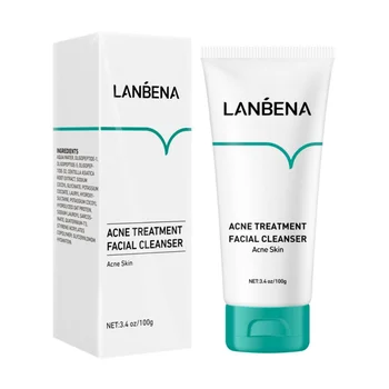 

Female Acne Treatment Facial Cleanser Oligopeptide Effective Anti Acne Cream Face Washing Product K2