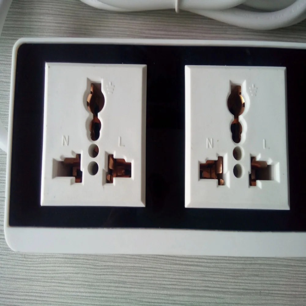 Блок питания 4 порта USB 2AC розетки USB розетка умная удлинитель патрона розетка Кнопка питания Защита от перенапряжения