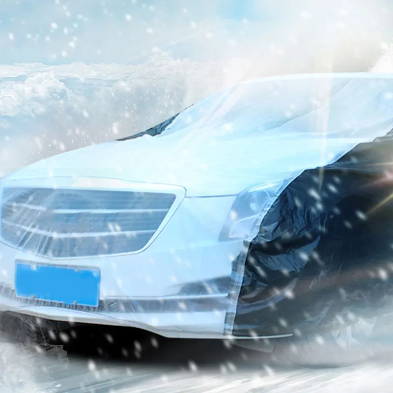 Защитный чехол для автомобиля PEVA снегозащищенный прозрачный универсальный