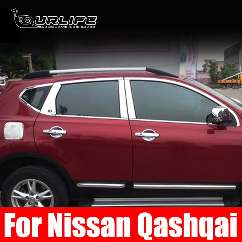 For Nissan Qashqai J10 2007 2008 2009 2010 2011 ABS Chrome Front Racing  Grille Around Cover Trim Molding Strip Car Accessories - AliExpress