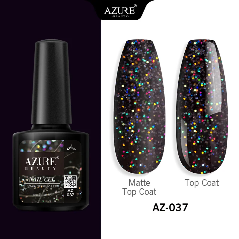 Azure beauty новейшая цветная серия Гель-лак блестящие Платиновые Блестки УФ-гель для ногтей долговечный Блестки УФ-лак для ногтей гель - Цвет: 37