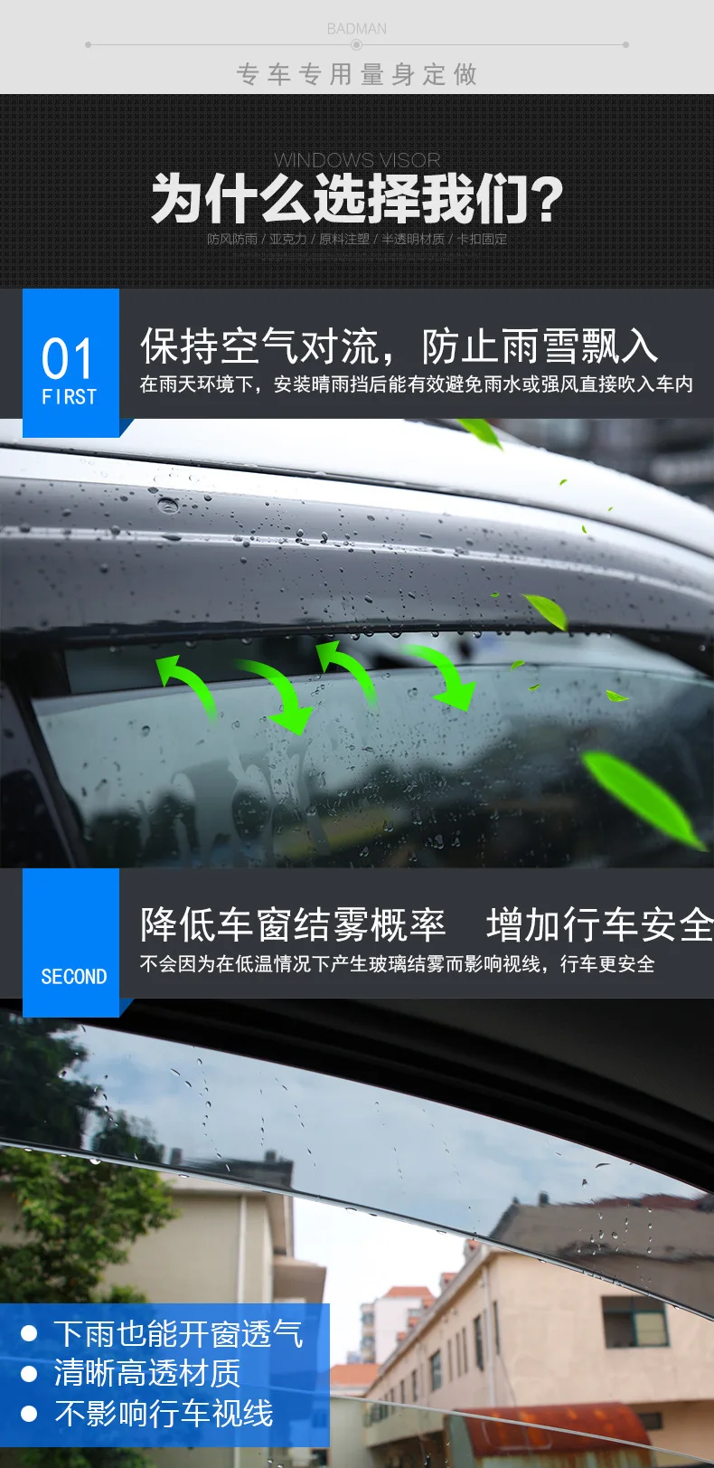 Только в Geely Bin Автомобильная защита от дождя доска окно боковое окно дефлектор из нержавеющей стали продукт завод модиф