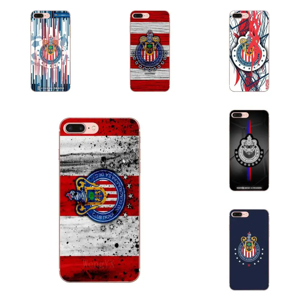 Мягкий роскошный логотип Chivas De Guadalajara из ТПУ для LG G3 G4 G5 G6 G7 K4 K7 K8 K10 K40 K50 Q6 Q60 V10 V20 V30 V40