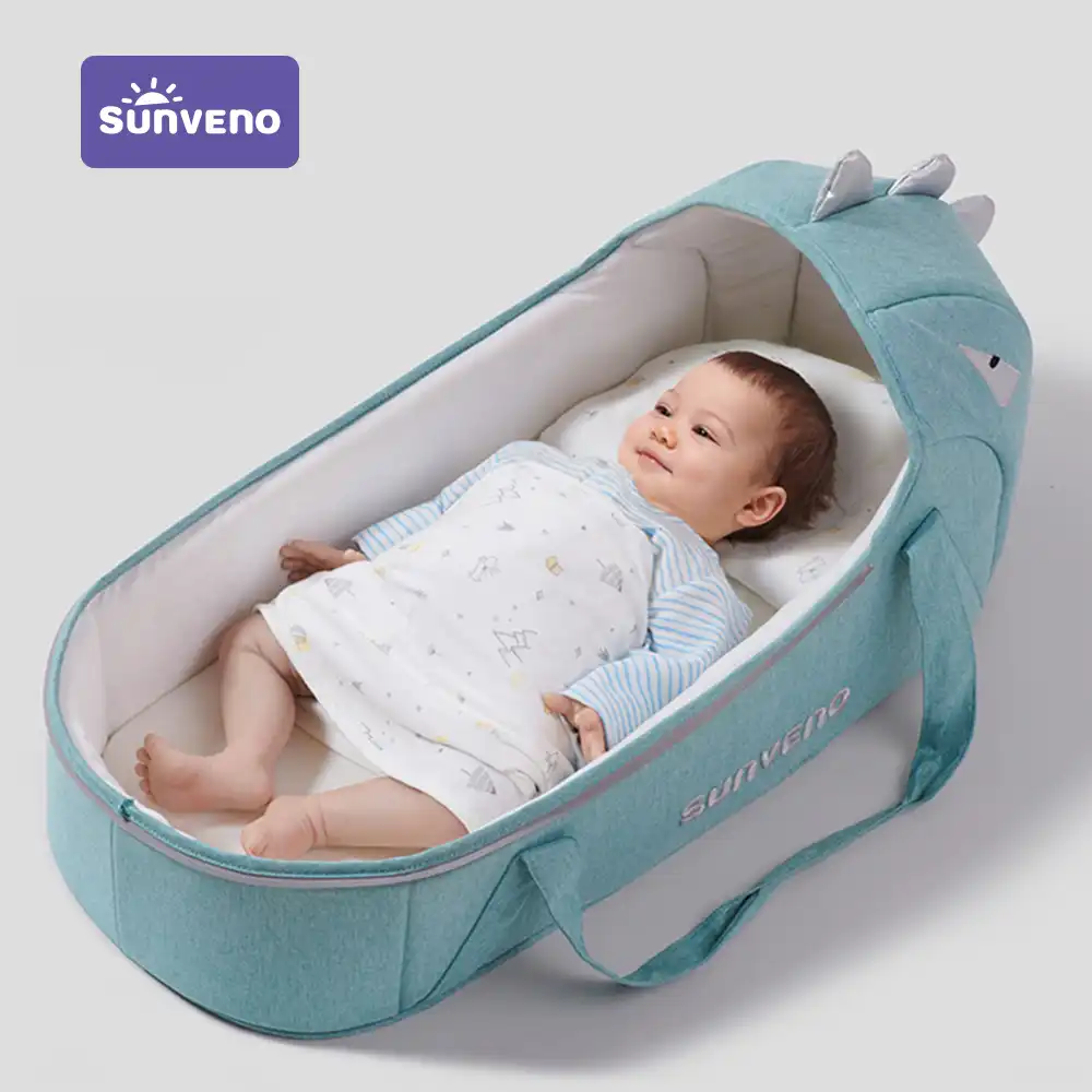 Sunvenoベビートラベルベッドポータブルベビーベッド巣新生児持ち込み巣ベッドキャリーコットのための新生児 旅行用ベッド Aliexpress