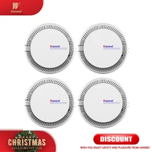 Hanwei 4 шт. YB010 5 лет Улучшенный оптический детектор дыма пожарная сигнализация, быстрая реакция детектора дыма, пожарная защита