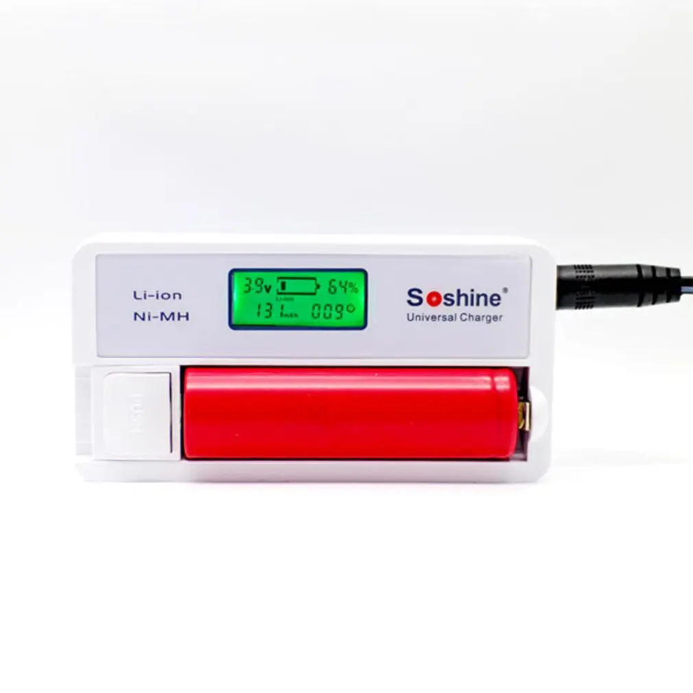 ЖК дисплей зарядное устройство Li Ion 18650 14500 16340 Nimh AA AAA универсальный Электрический