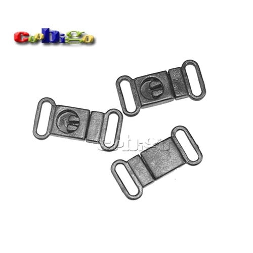 

10pcs Plastic Black 3/8"(10mm) Safety Lock Breakaway Bra Buckles For Pets Collar Harness Strap Webbing Parts Accessories