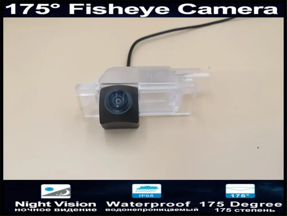 

175 Degree 1080P Fisheye Lens Reverse Parking Car Rear view Camera for Peugeot 2008 2015 Reversing Car Camera