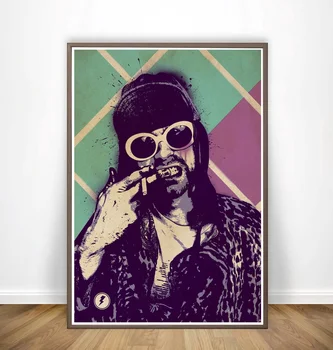 

Kurt Cobain Music Poster And Prints Canvas Painting Art Wall Home Decor