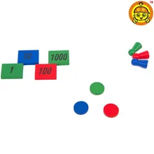 Монтессори Штамп Начальная школа раннее образование игра учебные материалы Математика сложение и вычитание не-Монтессори