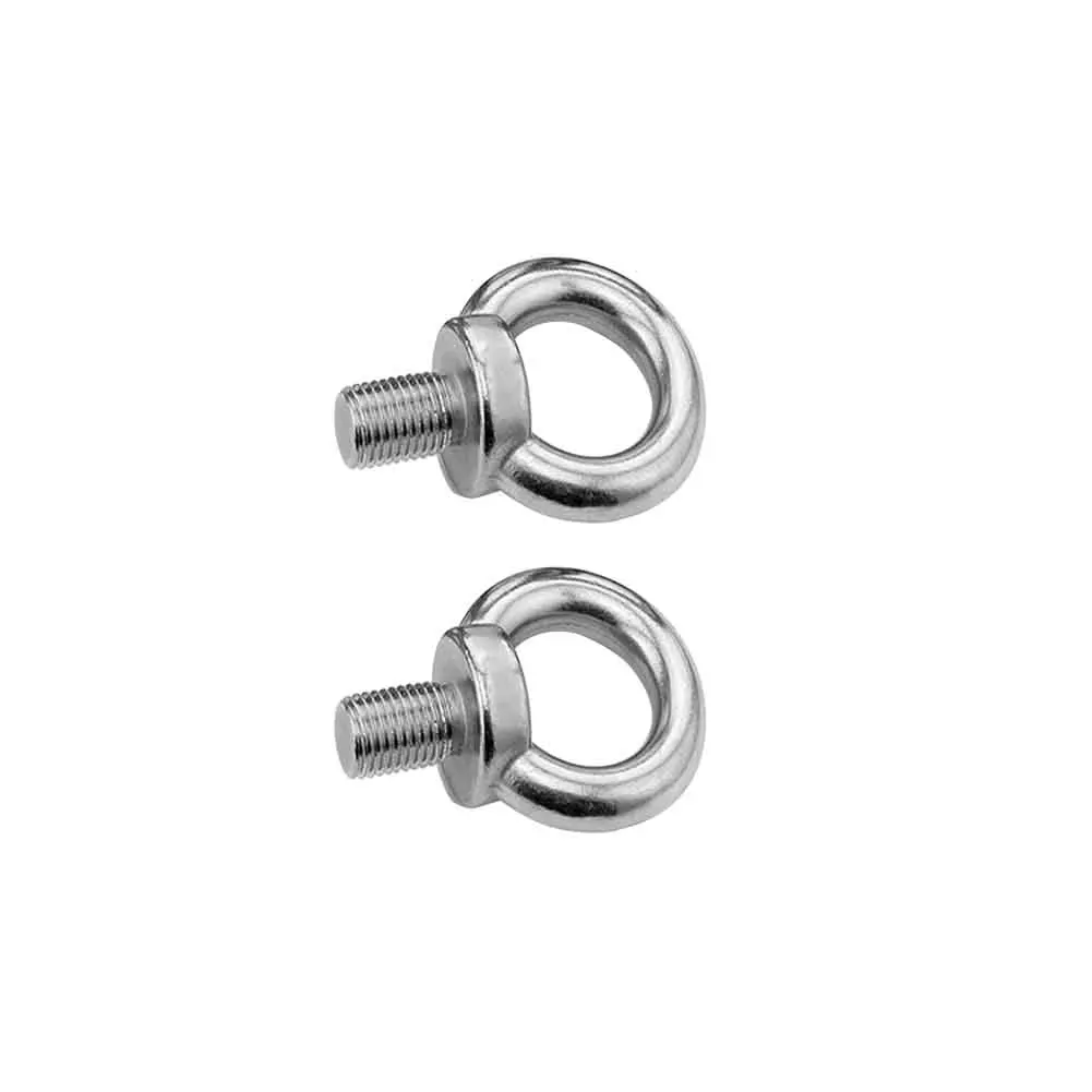 2pcs Water Sports Rafting Fixing Stainless Steel Durable Marine Hardware Kayak Track Mount Eyelet Boat Tie Down Connector Yacht |