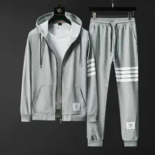 2020 Brand New Fall Men Sets Pants Clothing Sweatsuit Cardigan Fashion Hoodies Clothes Trousers Sportswear Sweatpants Tracksuits