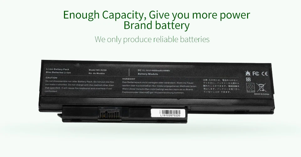 ApexWay4400mAh 11,1 v аккумуляторная батареядля ноутбука lenovo x230 X230i x230s 42T4901 42T4902 42Y4940 42Y4868 42T4873 42Y4874 42T4863 40A36282