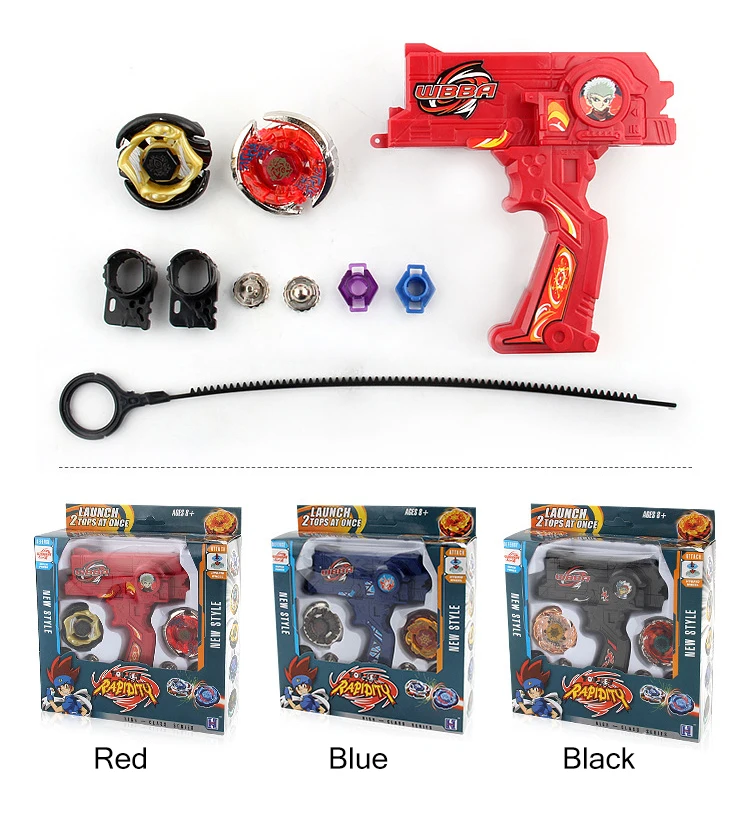 Beyblade Burst Toys Set With Dual Launchers,Beyblade Metal Fusion Spinning Top Toys For Competition (3)