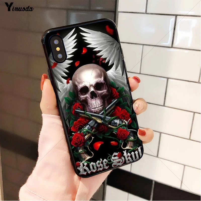 Funny flower skulls 