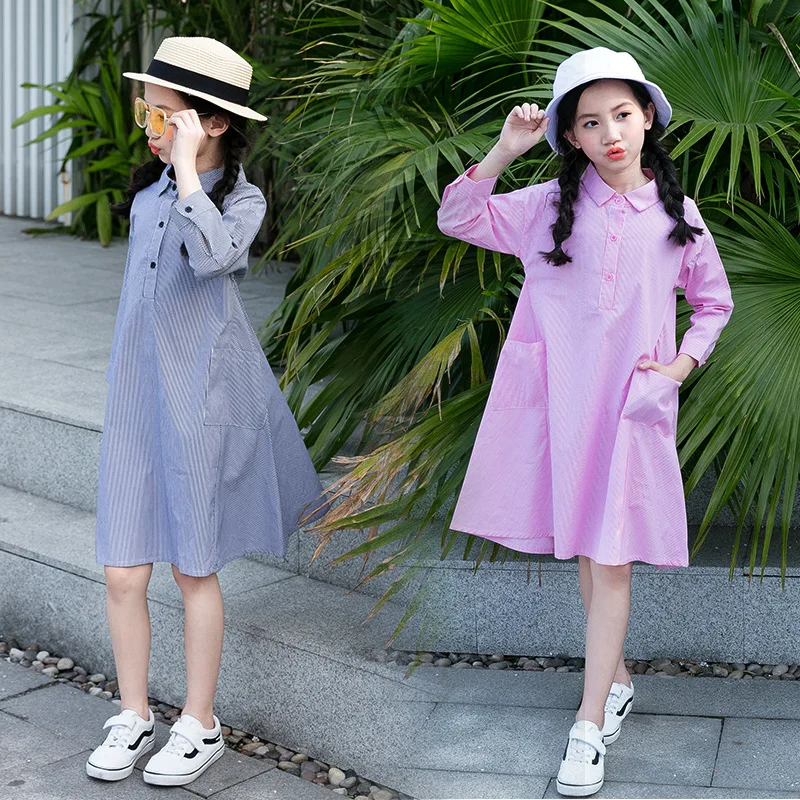 Брендовые Детские платья для девочек весна 2019 платье малышей хлопковое детское в