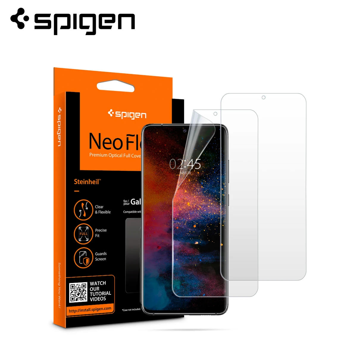 Spigen NeoFlex Screen Protector for Samsung Galaxy S20 Ultra / S20 Plus / S20 Flexible Soft TPU Material Film