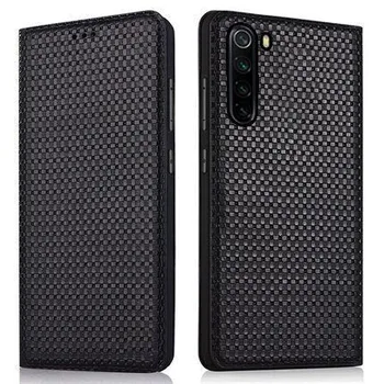 

Luxury Genuine Leather Handmade Flip Case For Xiaomi Redmi Note 8 Pro/Redmi Note 8 Magnetic Phone Bag Standing Leather Back Case