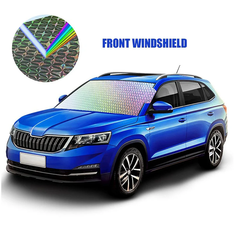 

Car Sunproof Heat Insulation Sunshade 150*70CM Car Truck SUV Van Auto Windshield Sun Shade Window Visor