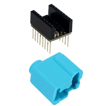 

1pcs 3D Printer Motherboard Accessories Stepper Motor Driver TMC2100 Eraser Filter & 1pcs V1 Silicone Sock Blue For Heated Block