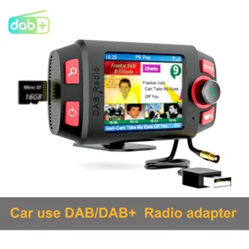 

2.4'' Colorful Display Car DAB+DAB Radio Adapter FM Transmitter With Bluetooth Hands-free And Music Playback Car Kit