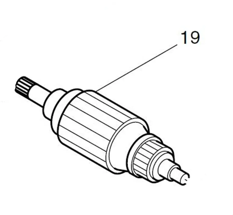 AC220-240V MAKITA 511528-8 ротор якорь электродвигателя для JS1660 ротора