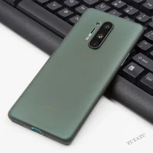 

For Oneplus 8 Pro 8T Slim Super Thin Ultra Thin Plastic Protective Cover Ultrathin PP 0.35mm matte Frosted Case
