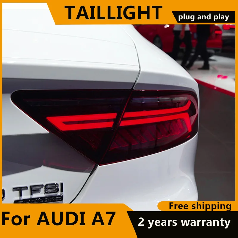 Автомобильный Стайлинг задний фонарь светильник аксессуары для Audi A7 хвост s 2011 2012