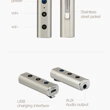 Высококачественный беспроводной Bluetooth V4.2 3,5 мм AUX аудио музыкальный Автомобильный приемник адаптер сильный сигнал без потерь Передача аудио S23